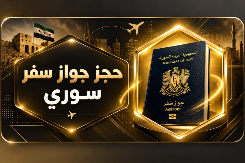 حجز جواز سفر